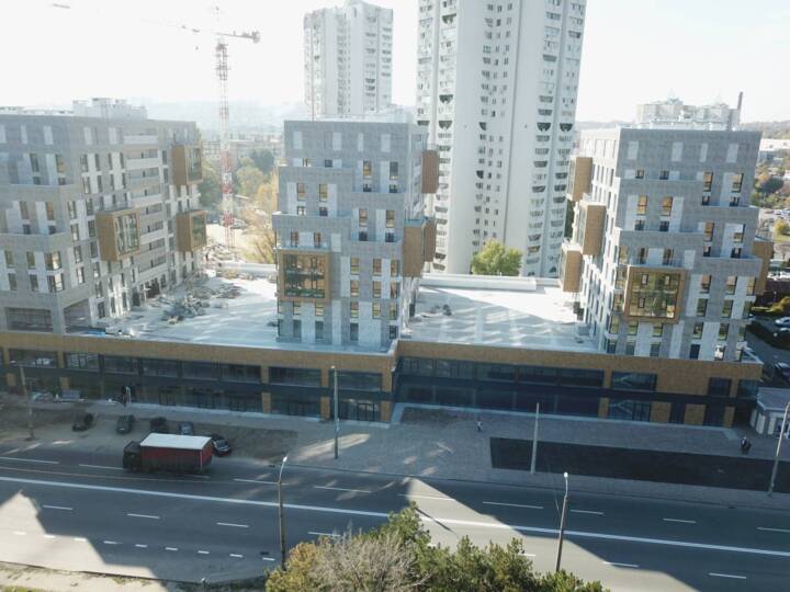 Відеообліт будівництва житлового комплексу «П'ятий Континент» від 18.10.2019