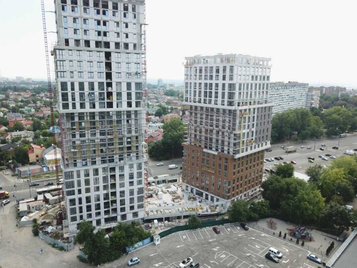 Відеообліт будівництва житлового комплексу «Грані» від 30.07.2020