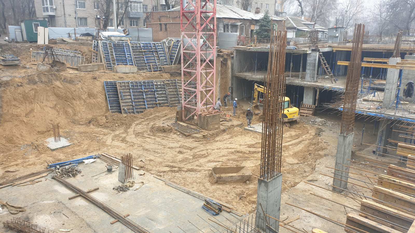 Фотозвіт будівництва ЖК на вул. Олеся Гончара