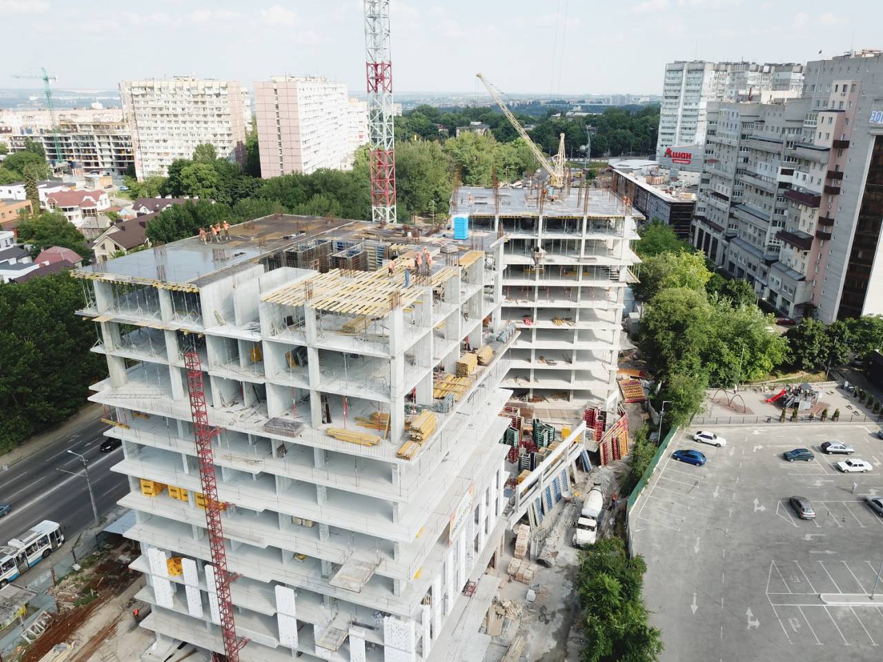 Фотоотчет строительства ЖК «Грани»
