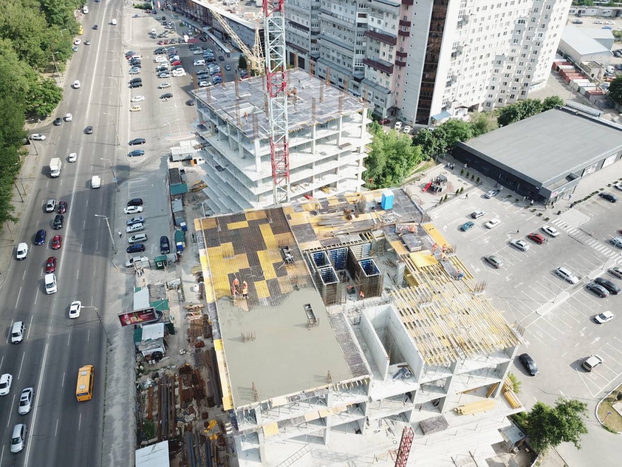 Фотоотчет строительства ЖК «Грани»