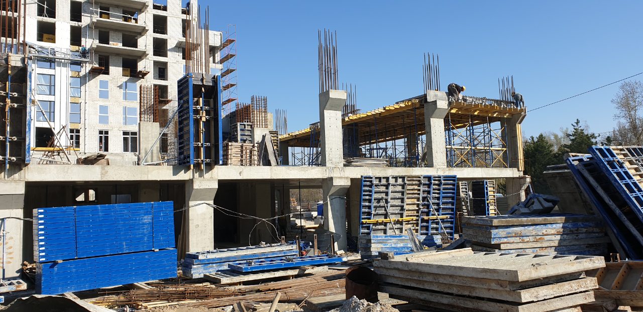 Progress of construction of the residential complex «Fifth Continent»