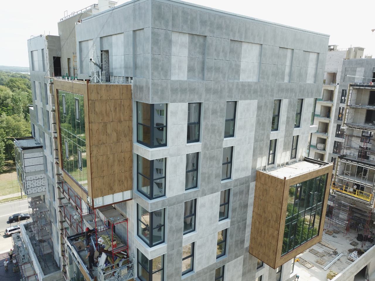 Progress of construction of the residential complex «Fifth Continent»