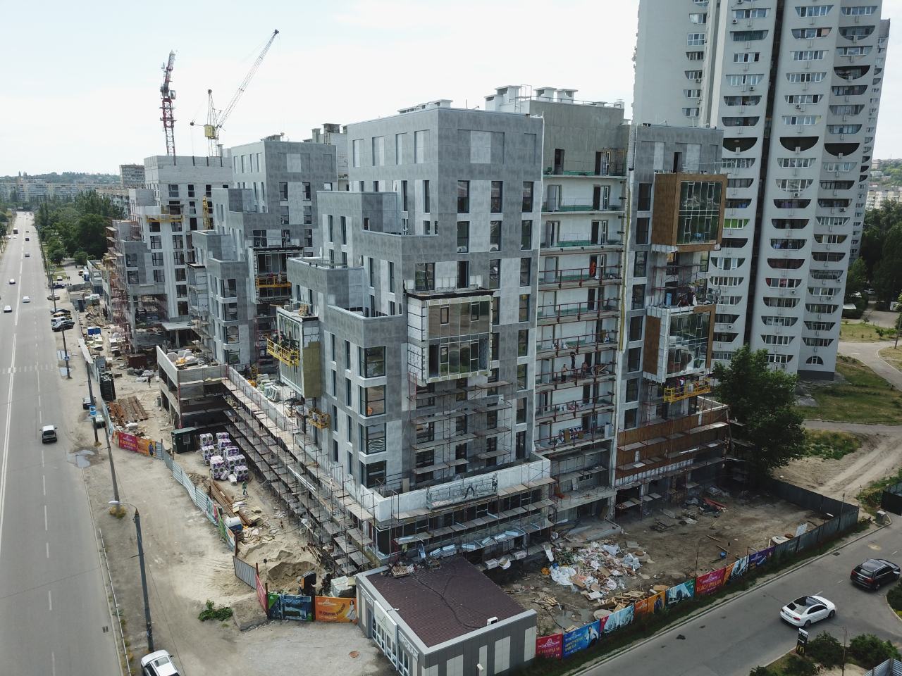 Progress of construction of the residential complex «Fifth Continent»