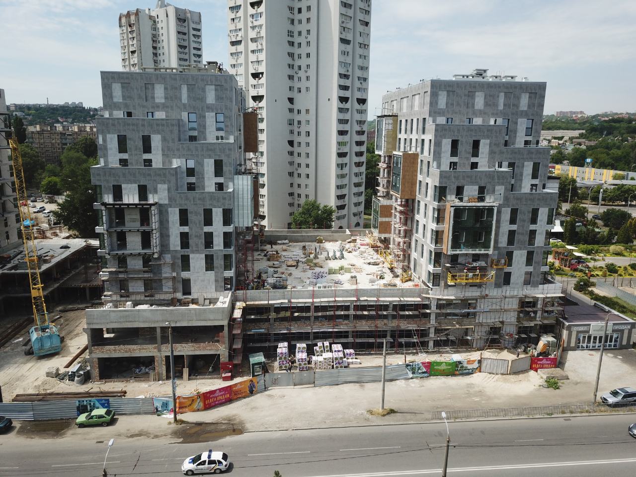 Progress of construction of the residential complex «Fifth Continent»