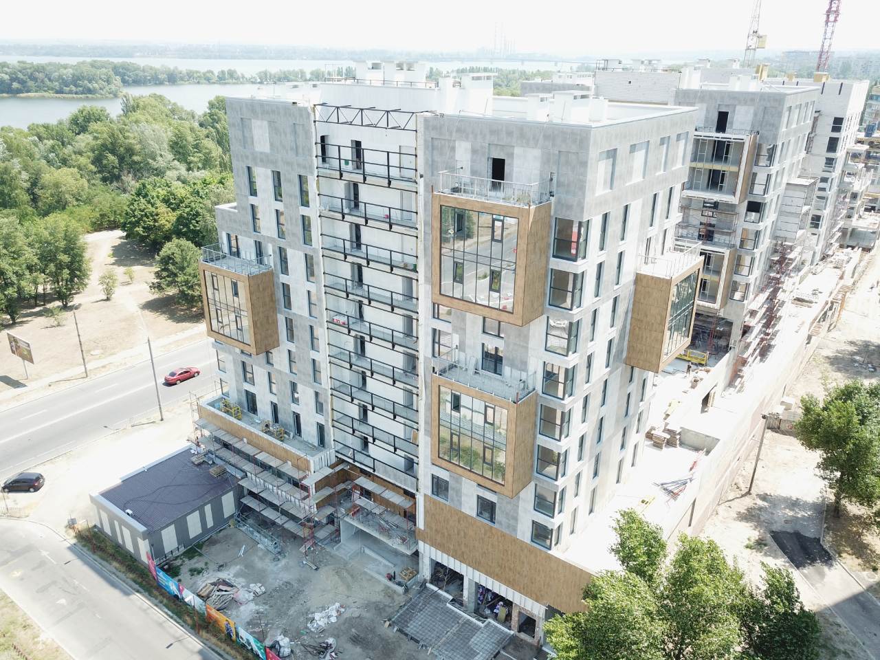 Progress of construction of the residential complex «Fifth Continent»
