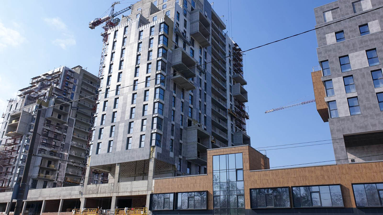 Progress of construction of the residential complex «Fifth Continent»