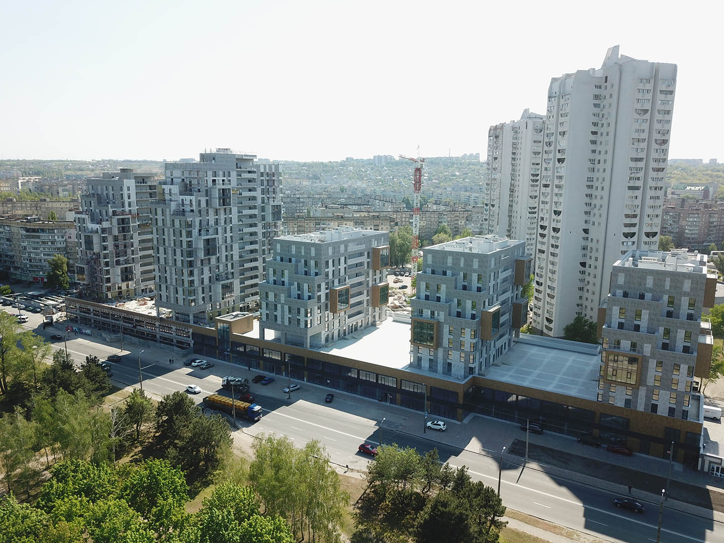 Progress of construction of the residential complex «Fifth Continent»