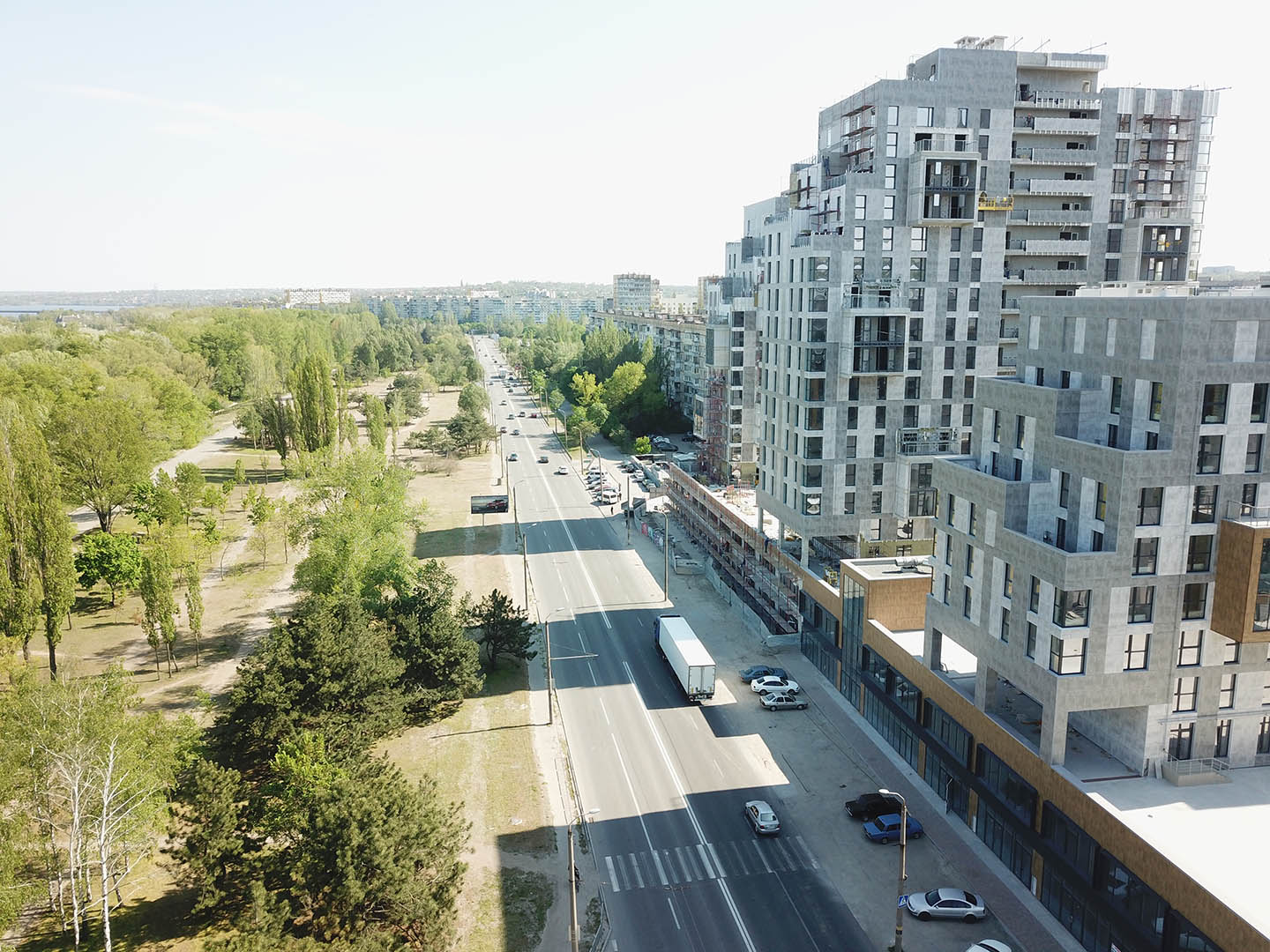Progress of construction of the residential complex «Fifth Continent»