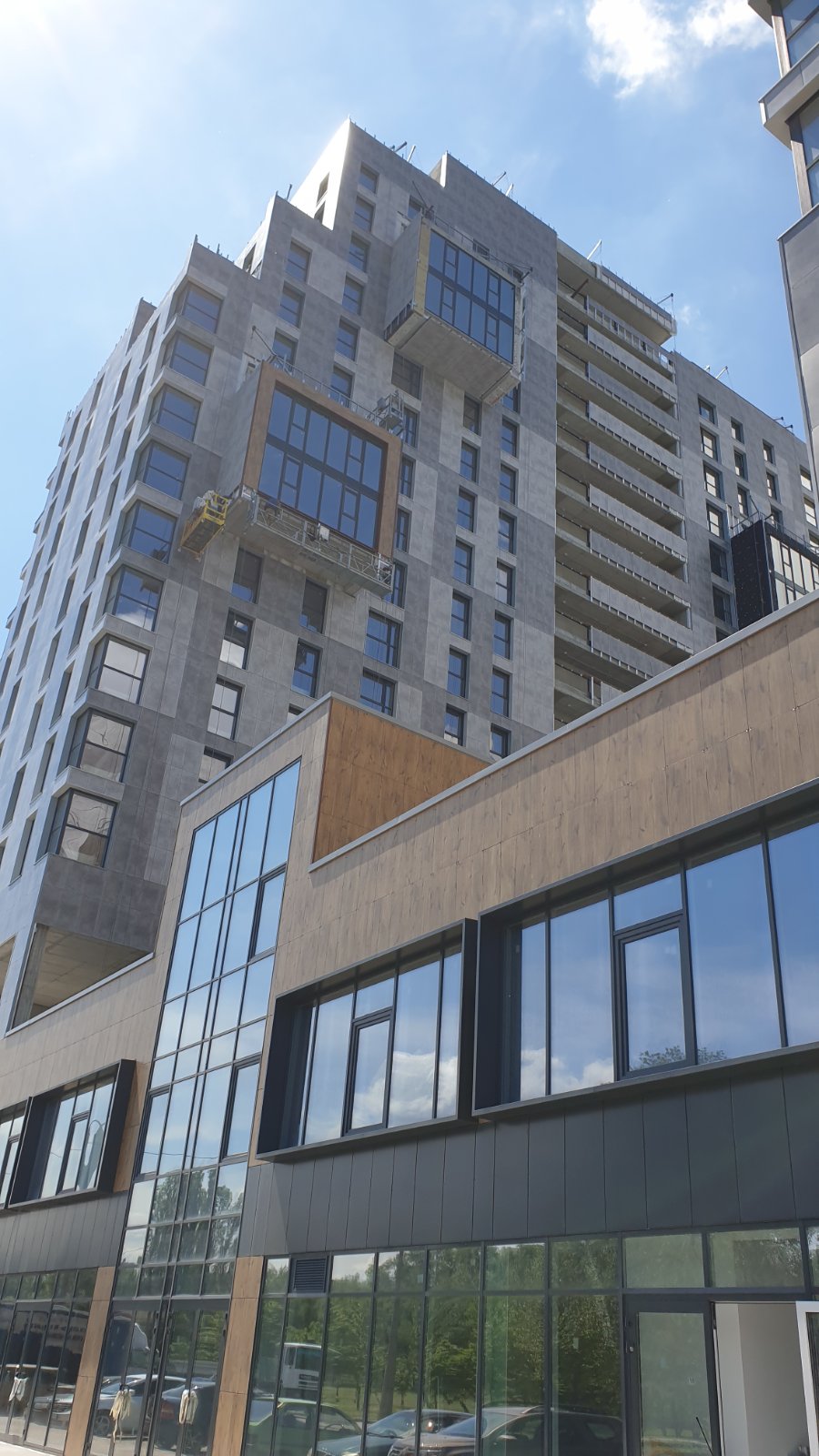 Progress of construction of the residential complex «Fifth Continent»