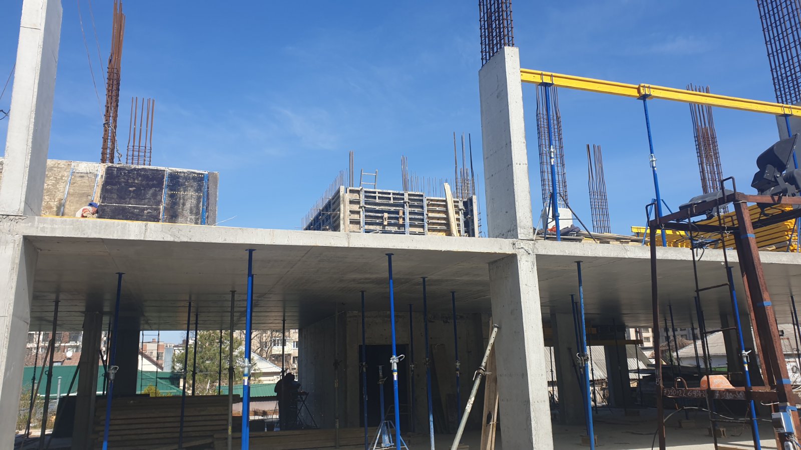Photo report of the construction of residential complex on the Olesya Gonchara street