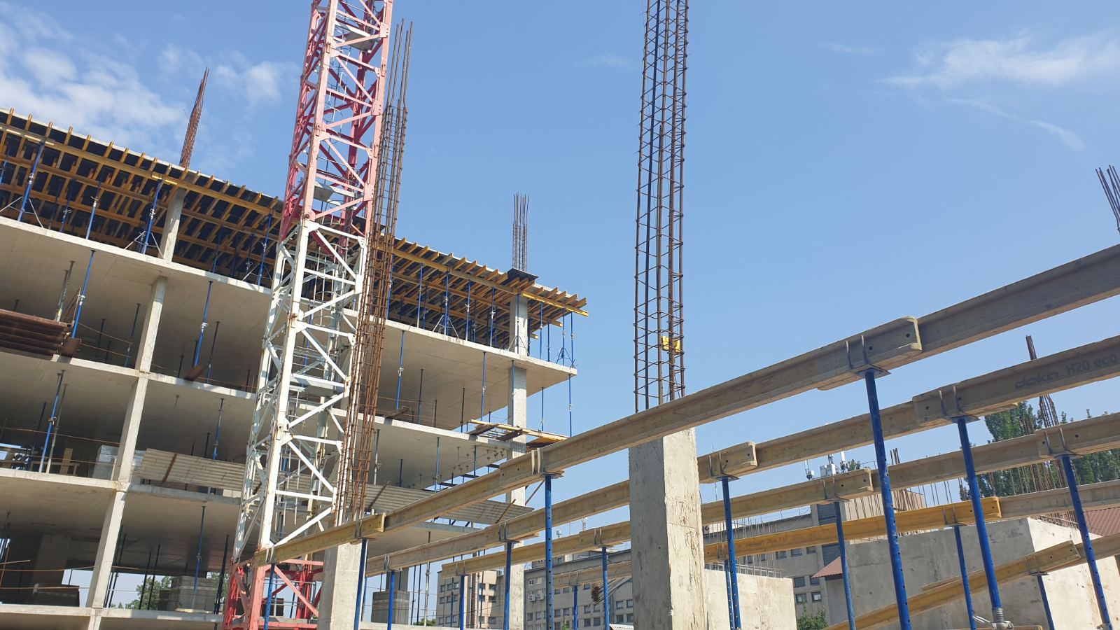 Photo report of the construction of residential complex on the Olesya Gonchara street