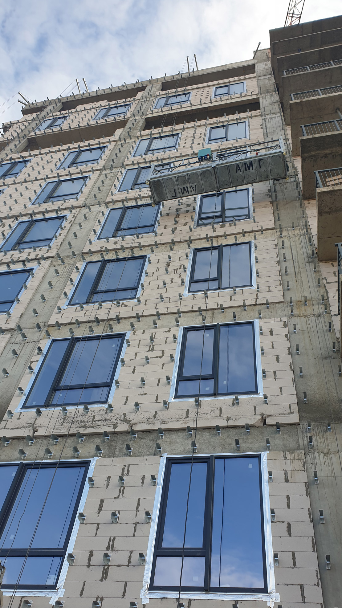 Photo report of the construction of residential complex on the Olesya Gonchara street