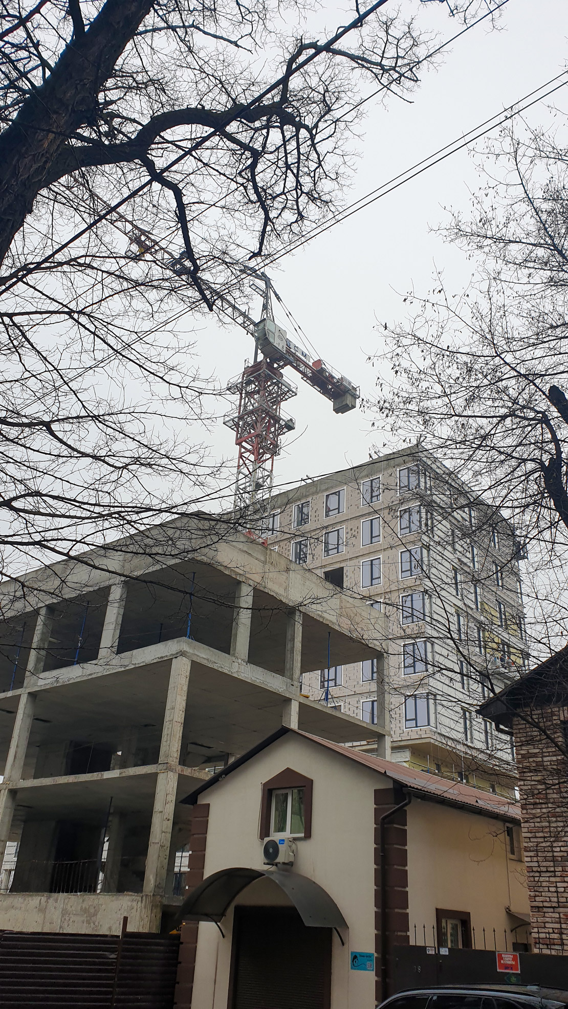 Photo report of the construction of residential complex on the Olesya Gonchara street