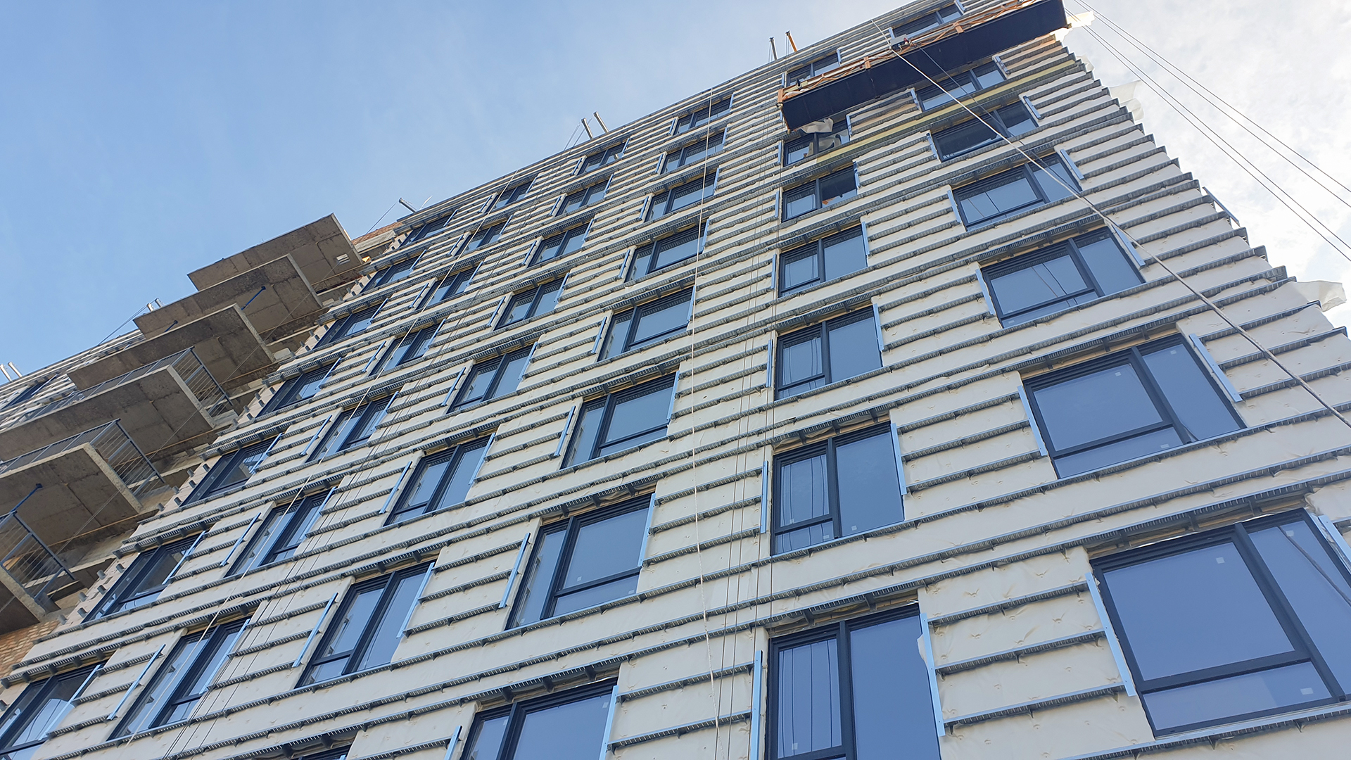 Photo report of the construction of residential complex on the Olesya Gonchara street