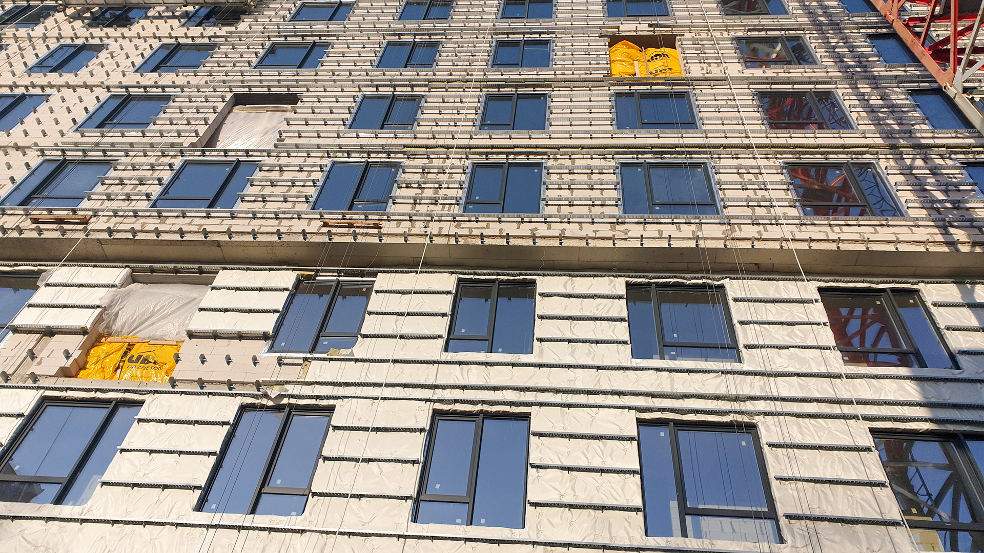 Photo report of the construction of residential complex on the Olesya Gonchara street