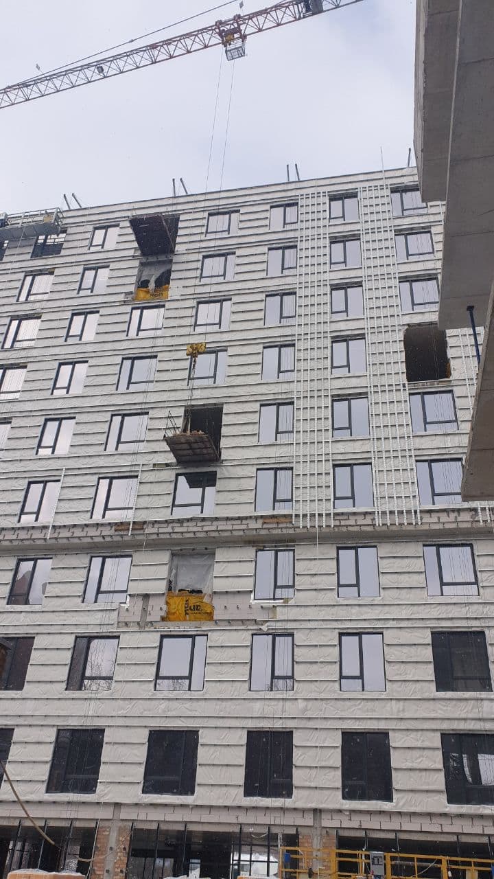 Photo report of the construction of residential complex on the Olesya Gonchara street