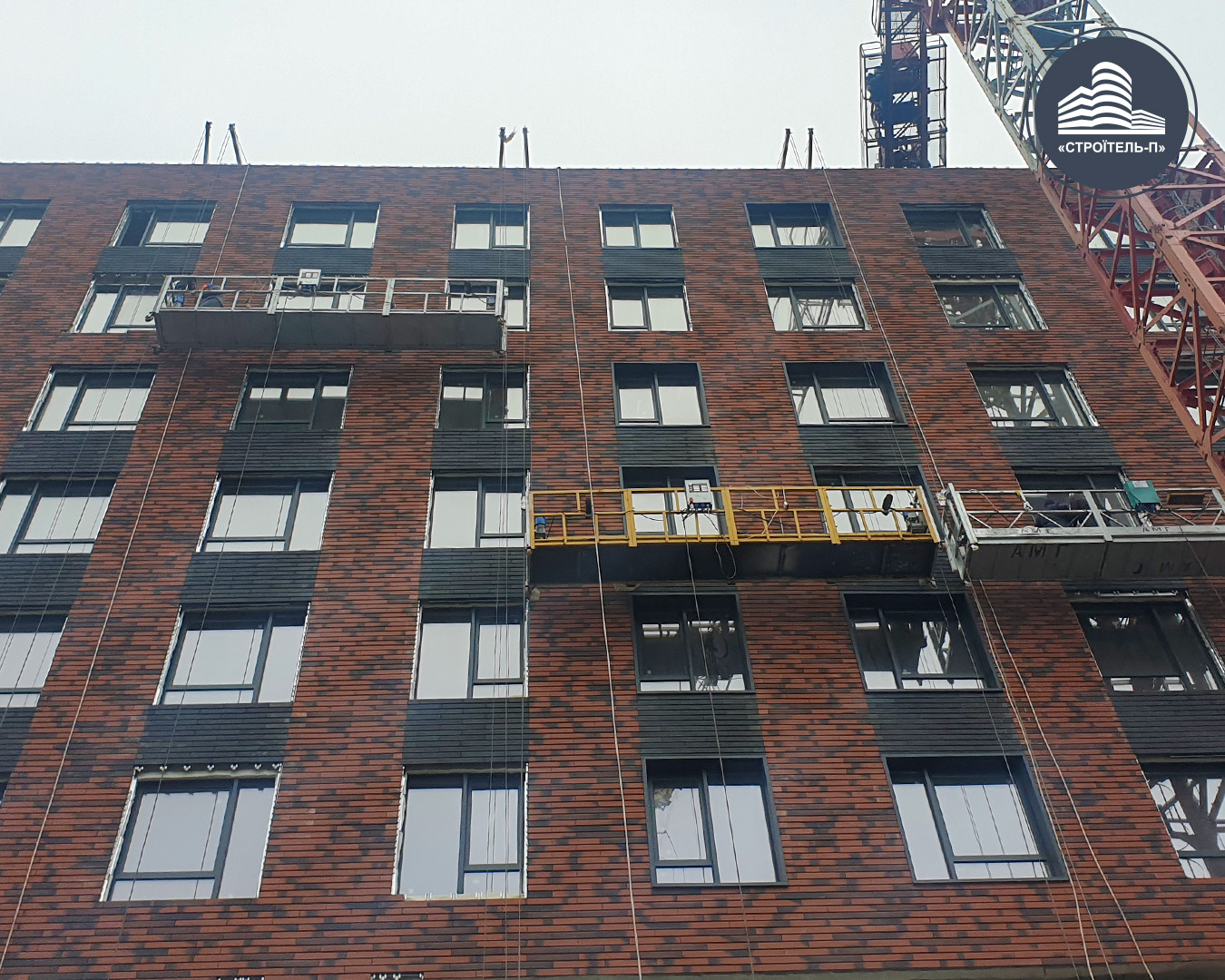 Photo report of the construction of residential complex on the Olesya Gonchara street