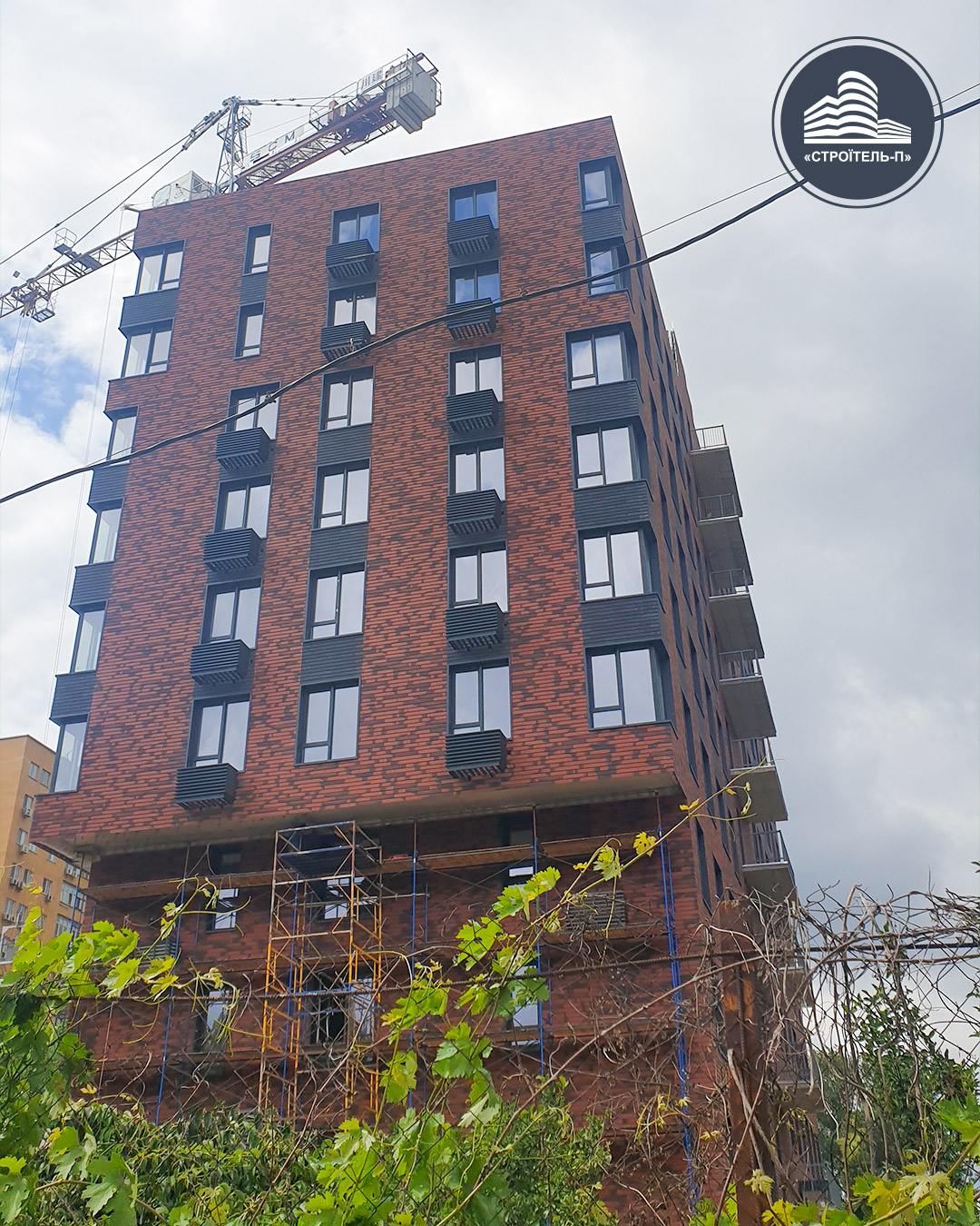 Photo report of the construction of residential complex on the Olesya Gonchara street