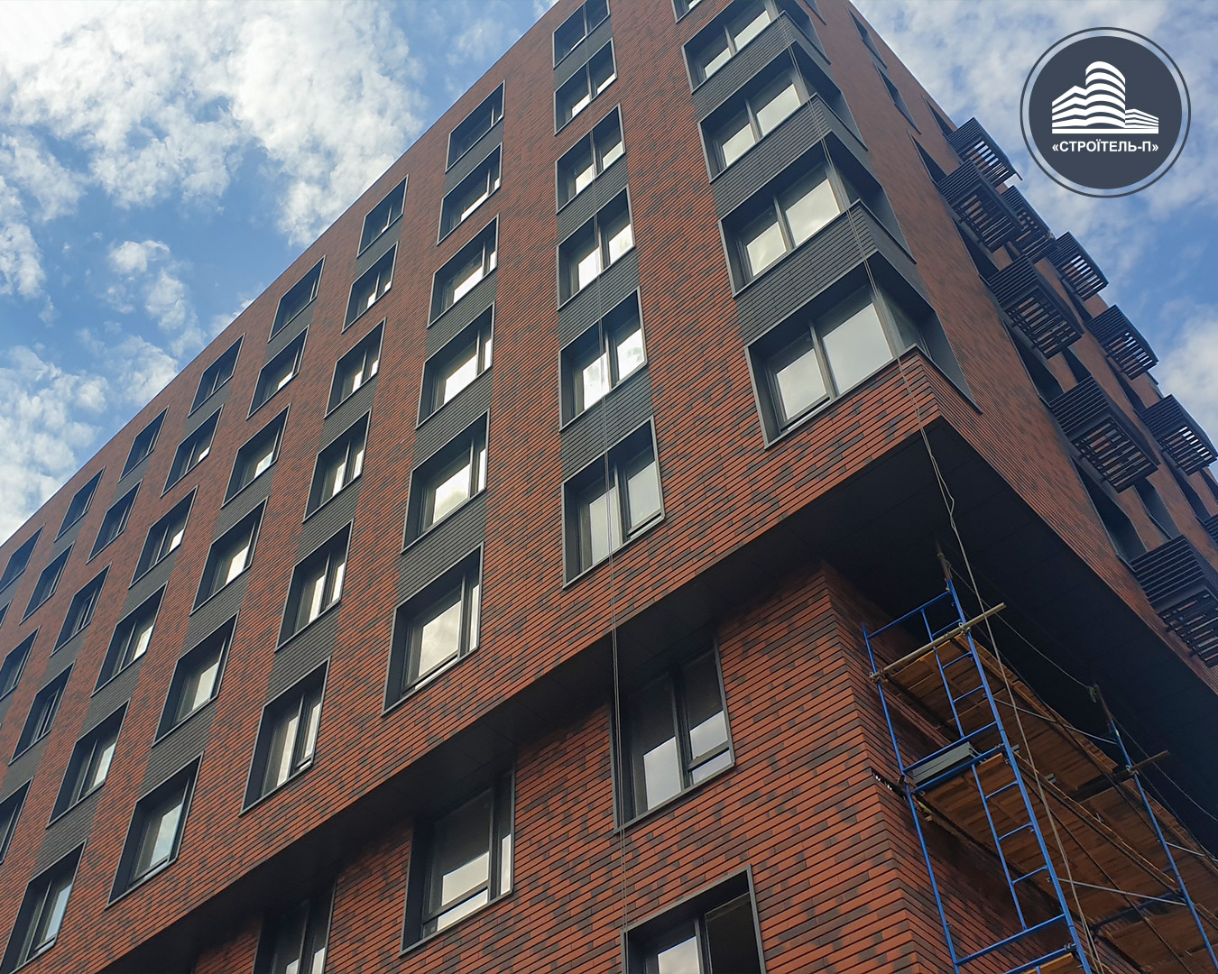 Photo report of the construction of residential complex on the Olesya Gonchara street