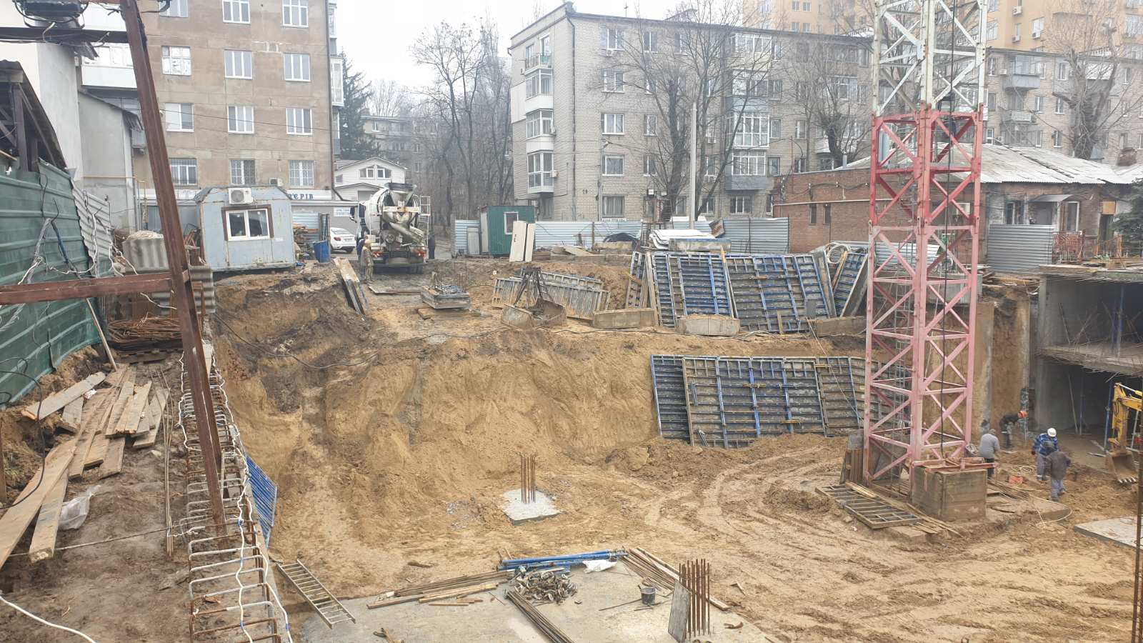 Фотоотчет строительства ЖК на ул. Олеся Гончара