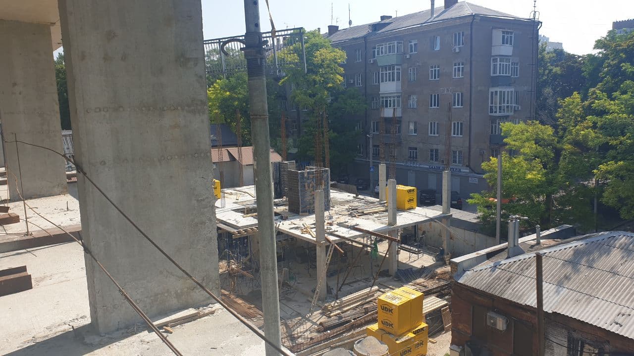 Фотоотчет строительства ЖК на ул. Олеся Гончара